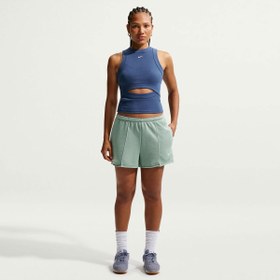 Resim Nike Sportswear Offline Chill French Terry Kadın Yeşil Günlük Stil Şort II3980-006 