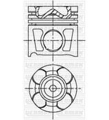 Resim YENMAK 31-04197-000 Piston+Segman Std 83.00 Mm (Opel: Insignia 2.0 16V A20 Nht-Nft E80 162Hw 220Hp 625001 3104197000 (WK372481) (Fiyat:4 Adet İçindir) 
