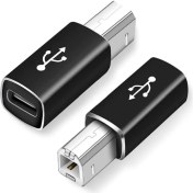 Resim Mena Rise Type C To USB B Midi Klavye Yazıcı Printer Çevirici Dönüştürücü Adaptör 