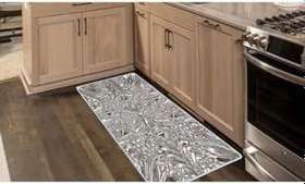 Resim Colorix Carpet Kaymaz Taban Tezgah Önü Mutfak Paspası 75x150 Cm No: 355 