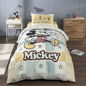 Resim Özdilek Disney Kap. Mickey RF Nevresim Takımı Tek Kişilik Sarı 