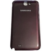 Resim Samsung Uyumlu Galaxy Note 2 N7100 Arka Pil Kapak Bordo 