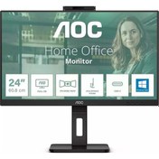 Resim Aoc 24P3CW 1Ms 100Hz 1XHDMI 1XDP USB 3.2 1920X1080 Webcam Hoparlör Çerçevesiz Flicker-Free Vesa 23.8" Monitör 