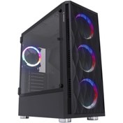 Resim Rampage X-Horse Tempered Glass 650W 80 Plus Bronze 4*rainbow Fan 1*usb 3.0 1*usb 2.0 Gaming Kasa 