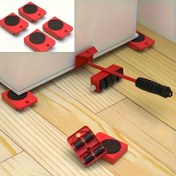 Resim 4-in-1 Ağır Hizmet Mobilya Taşıyıcısı ile Geliştirilmiş Kavrama Tekerlekleri - Koltuk, Yatak ve Daha Fazlası için Kolay Taşınma - Çoklu Yüzey Koruma, Gerekli Olmayan Çaba, Güvenli ve Kolay Taşınma için Mobil Kaydırıcı, Taşınan Yatak 
