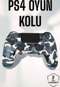 Resim Ronanna PS4 Oyun Kolu Kamuflaj Desenli Joystick 