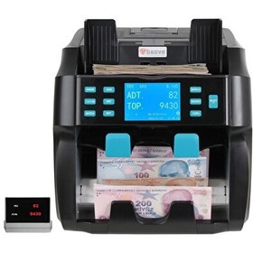 Resim Baove GB9000 Pro Mix Çift Katlı Karışık Para Sayma Makinesi ve Sahte Yakalama - Yazıcı 