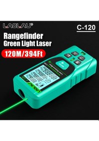 Resim Xuweiwei L.ao.l.au Yesil Lazer Mesafe Olcer C-120 Yüksek Parlaklik Hassas Ölçüm Inşaat Endüstriyel 