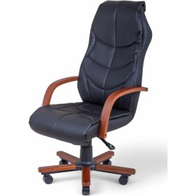 Resim Herkese Mobilya ARON Ahşap Makam Koltuğu | Yönetici Koltuğu | Müdür Koltuğu 