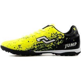 Resim Jump 28374 Neon Sarı Halı Saha Krampon Futbol Ayakkabısı Sarı - Siyah 