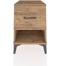 Resim Kronos Komodin Tek Çekmeceli 44x59x64 Çam-çam Atlas Çam 