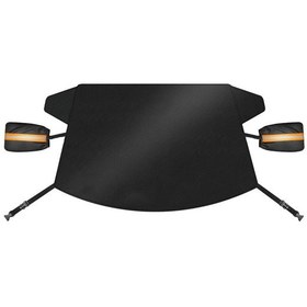 Resim Mufunye Araba Ön Camı Örtüsü 600d Oxford Araba Kar Örtüsü Buz Don Güneş Toz Don Su Geçirmez, Dikiz Aynası Koruması, Kurulumu Kolay 70 50 İnç 