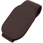 Resim Ranyeek Araç Güneş Gözlüğü Tutucu Pu Deri Arabada Güneş Gözlüğü Ve Fatura Saklama Aleti Mocha Rengi 