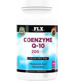 Resim Coenzyme Q-10 200 Mg Hyoluronic Acid Resveretrol 180 Tablet 