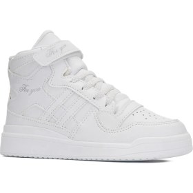 Resim Nstil Günlük Kız Erkek Çocuk Sneaker Cırtlı Lastik Bağcıklı Hafif Desenli Taban Basketbol Ayakkabısı 105 