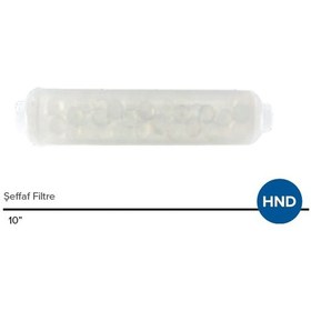 Resim Su Arıtma Cihazı 10 İnch Inline Polifosfat Şeffaf Filtre Hnd 