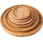 Resim Pazly Seramik Saksı Saksı Geeroyoo Doğal Dayanıklı Cm Çapında Bambu Altlığı Aksesuarı 9.5 - He 