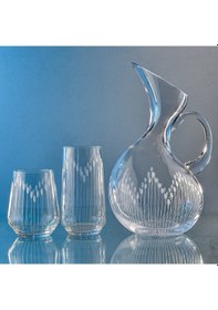 Resim Decocia Kazaan 25 Parça Bardak Seti Ördek Karaflı Vega Desenli Şeffaf 