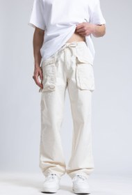 Resim Gabardin Kargo Pantolon - Bej / L 