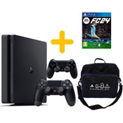 Resim Sony Playstation 4 Slim 500 GB Yenilenmiş + 2 Kol + Ps4 Oyunu + Çanta 