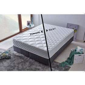 Resim Nironyatak Niron Hybrid 100X200 Cm Tek Kişilik Hem Sert Hem Yumuşak Full Ort 