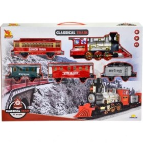 Resim Osense 1553 Klasik Tren Seti Sesli ve Işıklı 22 Parça 