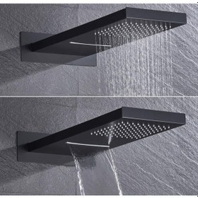 Resim Fause Fau110-B Ankastre Comfort Panel Şelale Duş Seti Siyah 