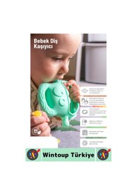 Resim Gıda Sınıfı Bpa Free Bebek Parmak Emme Alışkanlığı Azaltan Masaj Etkili Yumuşak Silikon Diş Kaşıyıcı Çok Renkli 