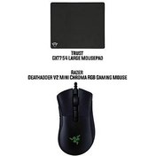 Resim Razer Deathadder V2 Mini Chroma RGB Gaming Mouse + Trust GXT754 Large Mousepad 