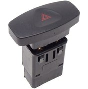 Resim parçazamanı Renault Clio 2 Dörtlü Flaşör Düğmesi 8 Pin 