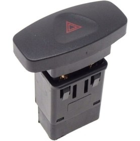 Resim parçazamanı Renault Clio 2 Dörtlü Flaşör Düğmesi 8 Pin 