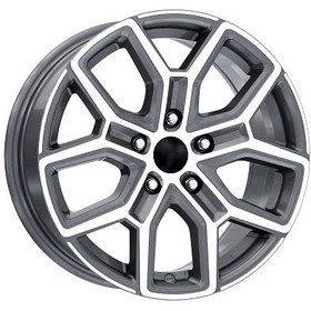 Resim R1 Wheels 15 inç 4*100 ET35 Füme Jant Takımı (J-1231) 