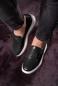 Resim Strap Deri Erkek Günlük Ayakkabı, Loafer Ayakkabı, Günlük Ayakkabı, Hafif Ayakkabı 