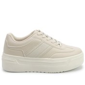 Resim Butigo INT1225K007 5PR Bej Kadın Sneaker 
