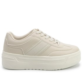 Resim Butigo INT1225K007 5PR Bej Kadın Sneaker 