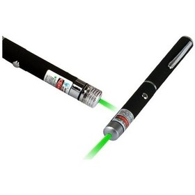 Resim Yeşil Lazer Pointer 100 Mw 15 Km Etkili 5 Başlıklı 