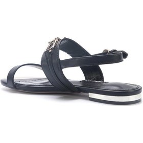 Resim Nine West Maıs 5fx Siyah Kadın Düz Sandalet 000000000101928945 Siyah 