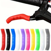 Resim 2 adet Silikon Bisiklet Fren Kolu Kılıfı - Ergonomik Şok Emme ve Kaymaz Koruma, Çoklu Renk Seçenekleri Mevcut, Dağ Bisikleti Kolu Aksesuarları İçin Uygun, Geliştirilmiş Bisiklet Güvenliği İçin Tasarlanmış | Moda Kavrama Tasarımı | Dayanıklı Kavrama Malzemesi 