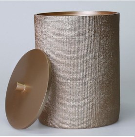 Resim Linen Çöp Kovası Vizon Siyah 