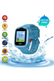 Resim Wiky Watch 4 Plus Mavi Akıllı Çocuk Saati 