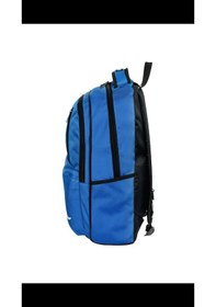 Resim Çok Amaçlı Laptop Dizüstü Bilgisayar Bölmeli Sırt Çantası Mavi - 