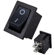 Resim Ic-124 Mini Işıksız Yaylı 2p On-off Anahtar 