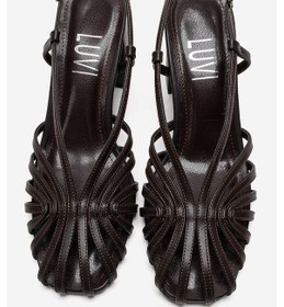 Resim Luvishoes Wılda Kahverengi Kadın Kalın Topuklu Ayakkabı 