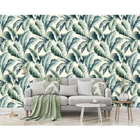 Resim Tropikal Yapraklar Duvar Kağıdı (361184923) 