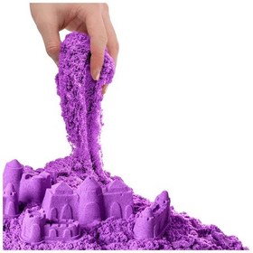Resim Art Sand Aksesuarlı Mor Oyun Kumu 500 Gr. - Kinetik Kum Seti - Natural Kum - Doğal Kum Çok Renkli 