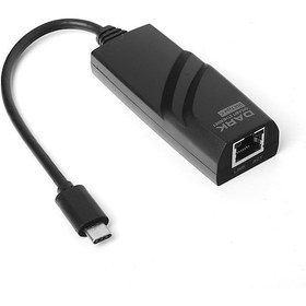 Resim Dark Usb 3.1 Type C-10/100/1000 Gigabit Ethernet Dönüştürücü 