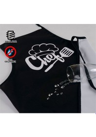 Resim Beautiful Sıvı Geçirmez Su Geçirmez Mutfak Önlüğü Siyah2 