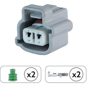 Resim Su Motoru Ve Yan Sinyal Soketi 2 Pin Kablosuz 