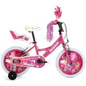 Resim Bisan Rose Çocuk Bisikleti 26 Cm V Fren 16 Jant 1 Vites Metalik Pembe Pembe Pembe 