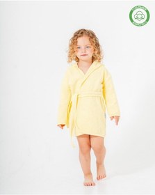 Resim Kedicik Bornoz Sarı 